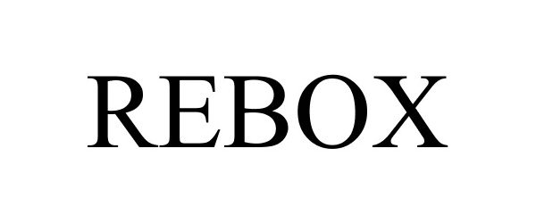 Trademark Logo REBOX