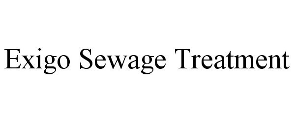  EXIGO SEWAGE TREATMENT