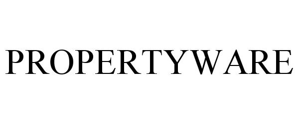 Trademark Logo PROPERTYWARE