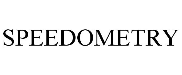 Trademark Logo SPEEDOMETRY