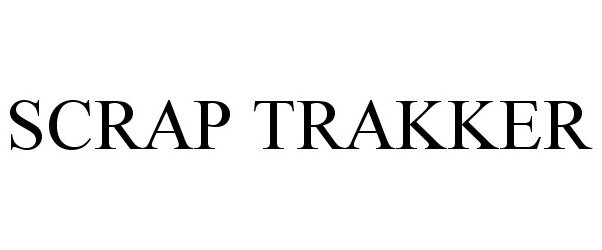 Trademark Logo SCRAP TRAKKER
