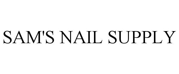 Trademark Logo SAM'S NAIL SUPPLY
