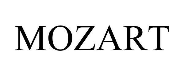 Trademark Logo MOZART