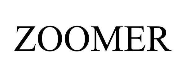 Trademark Logo ZOOMER