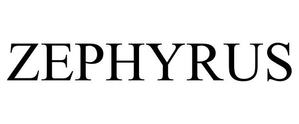 Trademark Logo ZEPHYRUS