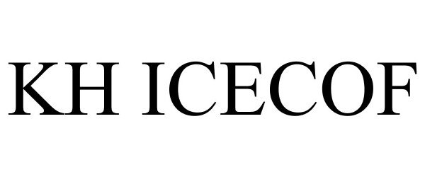 Trademark Logo KH ICECOF