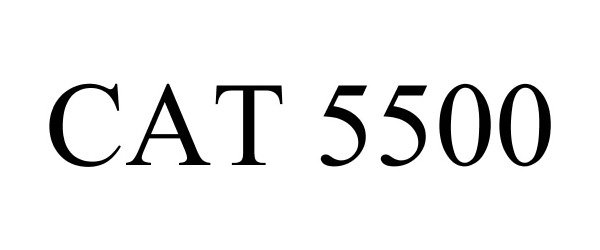 Trademark Logo CAT 5500