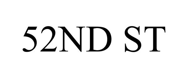 Trademark Logo 52ND ST
