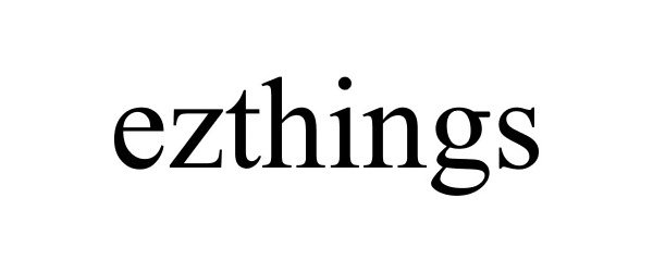 Trademark Logo EZTHINGS