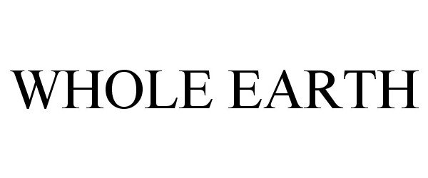 Trademark Logo WHOLE EARTH