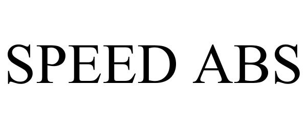 Trademark Logo SPEED ABS