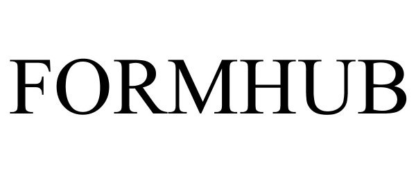 Trademark Logo FORMHUB
