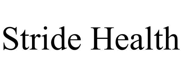 Trademark Logo STRIDE HEALTH