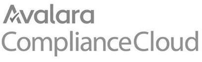 Trademark Logo AVALARA COMPLIANCE CLOUD