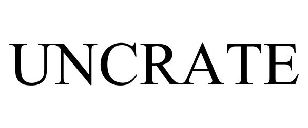 Trademark Logo UNCRATE