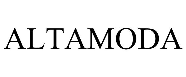 Trademark Logo ALTAMODA