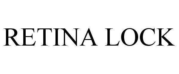 Trademark Logo RETINA LOCK