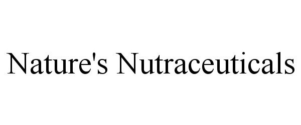  NATURE'S NUTRACEUTICALS