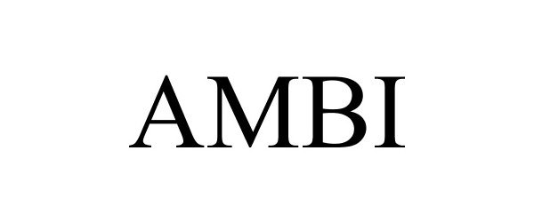 Trademark Logo AMBI