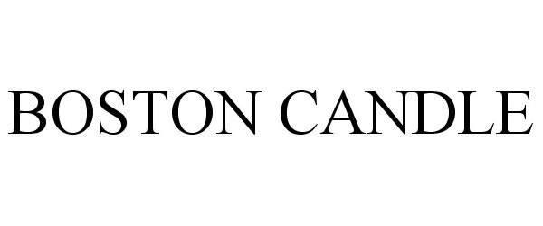 Trademark Logo BOSTON CANDLE