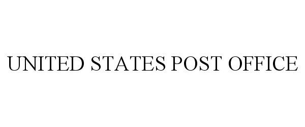 Trademark Logo UNITED STATES POST OFFICE