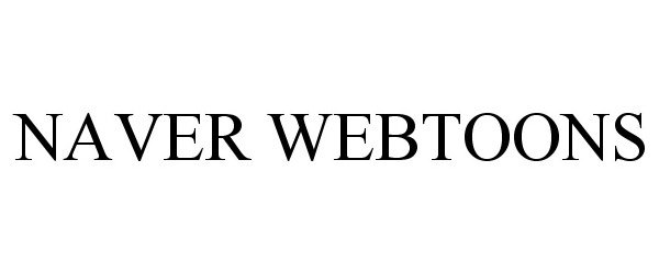 Trademark Logo NAVER WEBTOONS