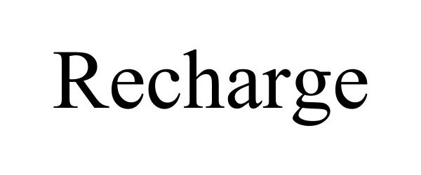 Trademark Logo RECHARGE