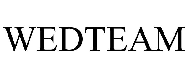 Trademark Logo WEDTEAM