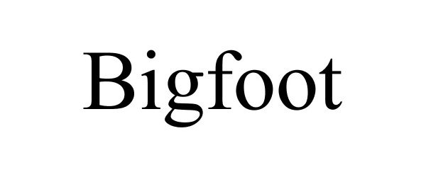 Trademark Logo BIGFOOT