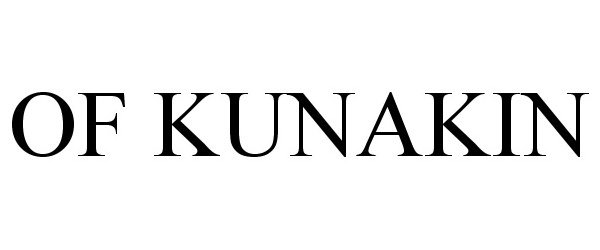 Trademark Logo OF KUNAKIN