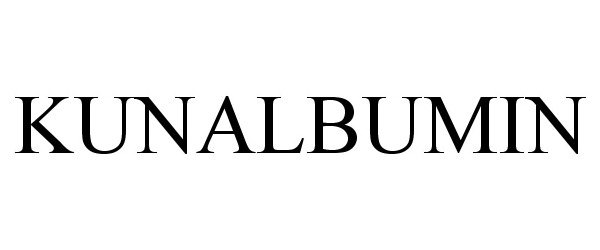 Trademark Logo KUNALBUMIN