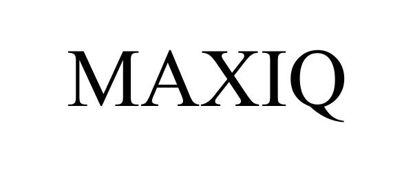 Trademark Logo MAXIQ