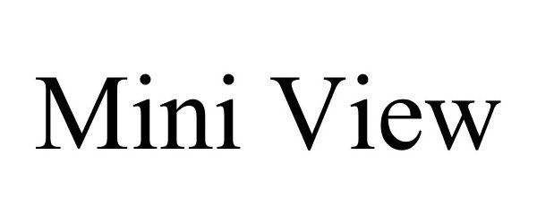 Trademark Logo MINI VIEW