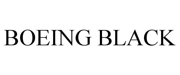  BOEING BLACK