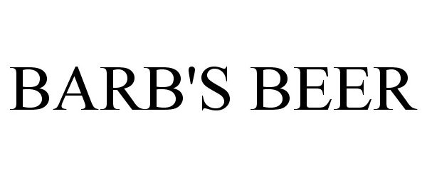 Trademark Logo BARB'S BEER