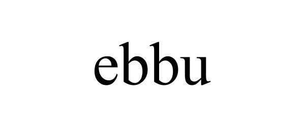 Trademark Logo EBBU
