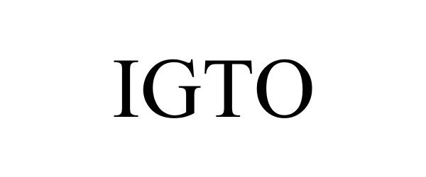 Trademark Logo IGTO