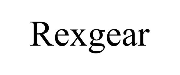 Trademark Logo REXGEAR