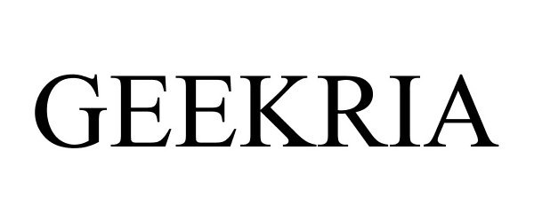 Trademark Logo GEEKRIA