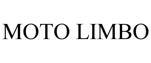 Trademark Logo MOTO LIMBO