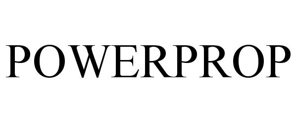 Trademark Logo POWERPROP