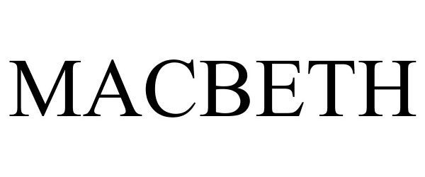 Trademark Logo MACBETH