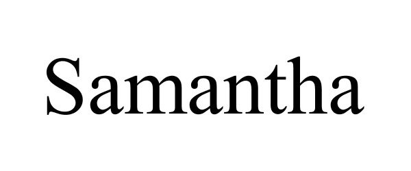 Trademark Logo SAMANTHA