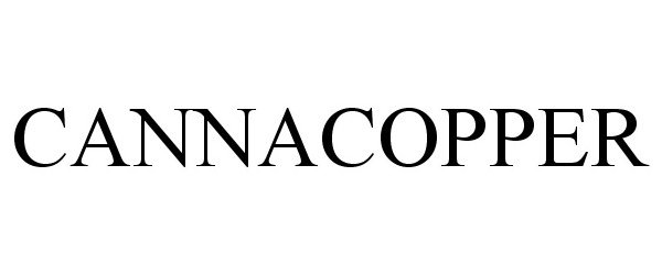 Trademark Logo CANNACOPPER