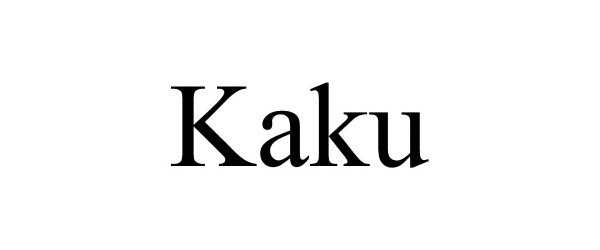 Trademark Logo KAKU