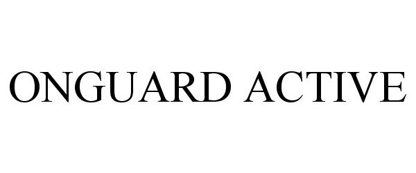 Trademark Logo ONGUARD ACTIVE