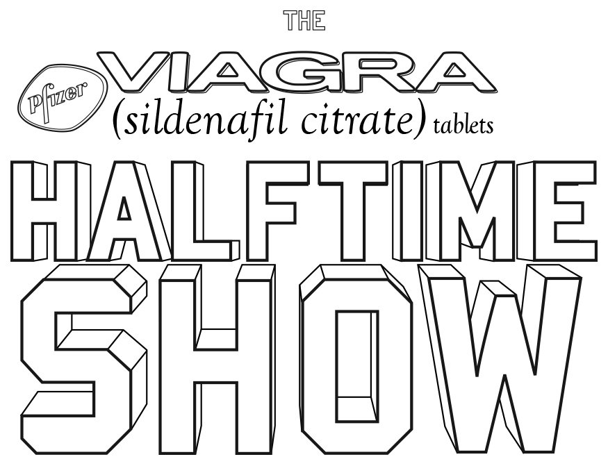  THE VIAGRA (SILDENAFIL CITRATE) TABLETS HALFTIME SHOW PFIZER