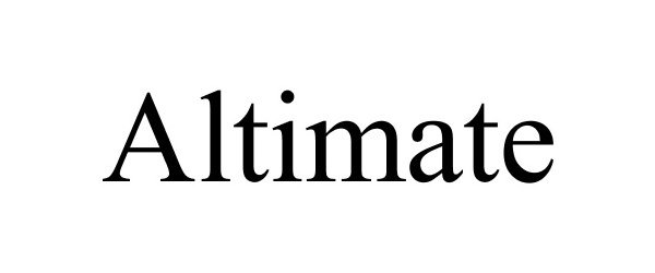 Trademark Logo ALTIMATE