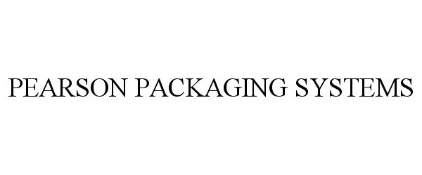 PEARSON PACKAGING SYSTEMS