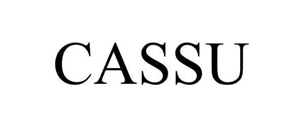 Trademark Logo CASSU